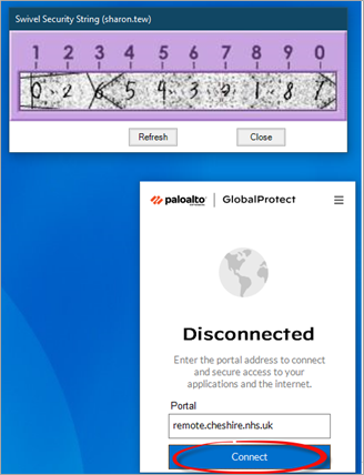 Global Protect And Swivel Security String
