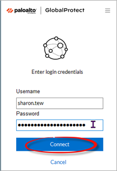 Connect With With Login And PIN