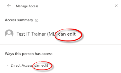 Can Edit Displayed For Person with direct access