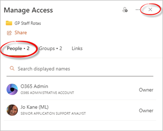 User Removed From Manage Access