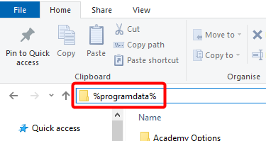 Programdata