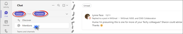 Mentions Filter