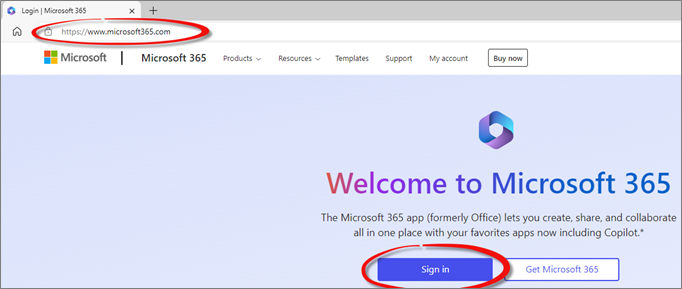 Sign In To Microsoft 365 Website