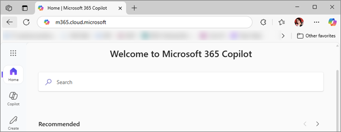 Microsoft Welcome Page
