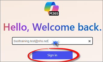 Sign In With Email Address
