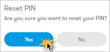 Confirm Reset Pin