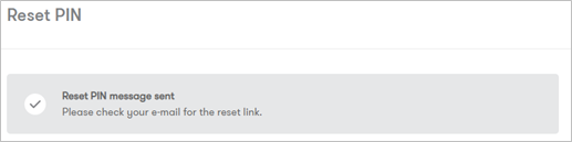 Confirmation Code Sent