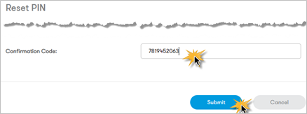 Enter Confirmation Code