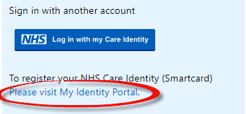 Please Visit My Identity Portal Link