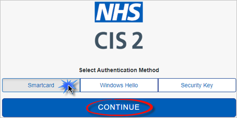 Select Authentication Method