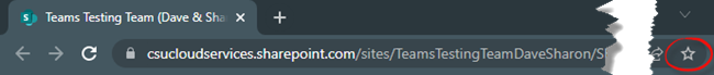 Add SharePoint Site To Favorites