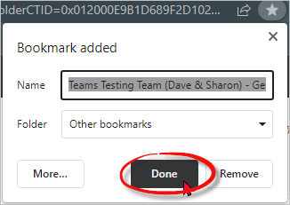 Bookmark Added In Google Chrome