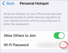 Set Password If Required for iPhone