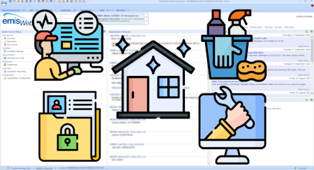 Emis web Housekeeping pictogram