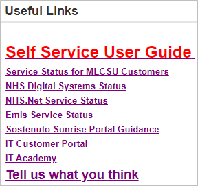 Useful Links Area