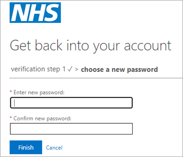 Choose A New Password